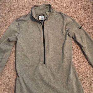 Nike Pro quarter zip pull over.